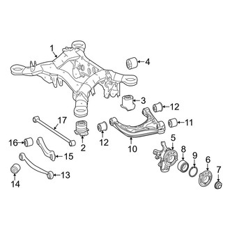 Mercedes-Benz OE - Rear Suspension - Suspension Components