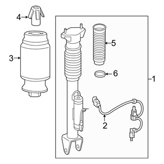 Mercedes-Benz OE - Rear Suspension - Shocks & Components