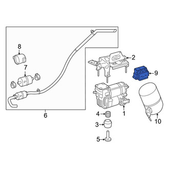 Mercedes-Benz OE - Rear Suspension Self-Leveling Valve