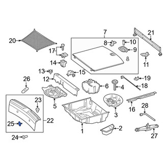 Mercedes-Benz OE - Liftgate Trim Scuff Plate Cap