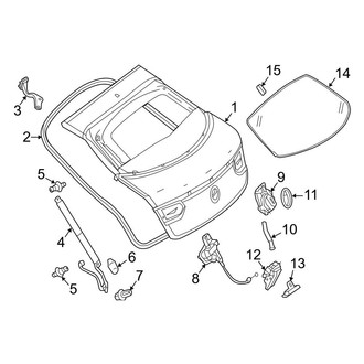 Mercedes-Benz OE - Lift Gate - Gate & Hardware