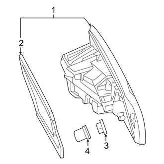 Mercedes-Benz OE - Rear Lamps - Backup Lamps (Lift Gate)