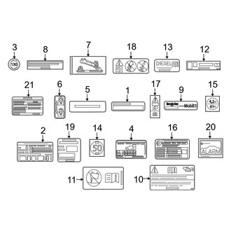 Mercedes-Benz OE - Information Labels - Labels (Wagon)