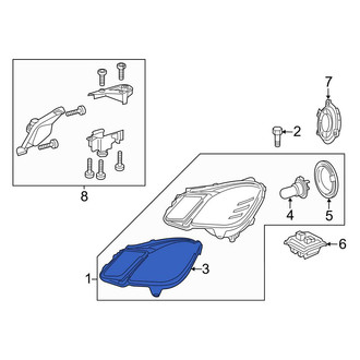 Mercedes-Benz OE - Right Headlight Seal