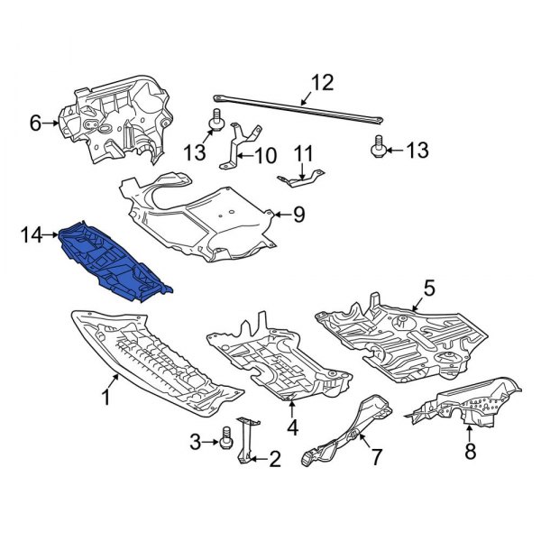 Radiator Support Baffle