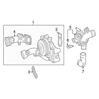 Mercedes-Benz OE - Cooling - Water Pump (Bluetec / Bluetec 4Matic)