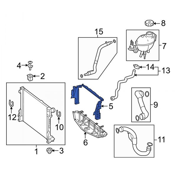 Radiator Support Baffle