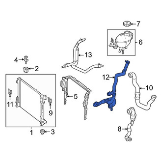 Mercedes-Benz OE - Engine Coolant Overflow Hose