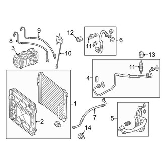 Mercedes-Benz OE - Air Conditioner & Heater - Condenser, Compressor & Lines