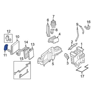 Mercedes-Benz OE - A/C Evaporator Core Seal