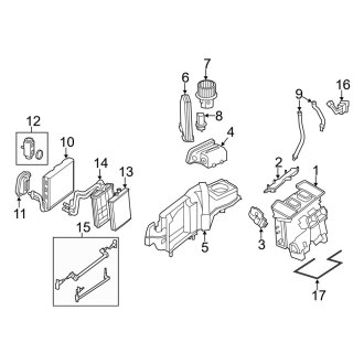 Mercedes-Benz OE - Air Conditioner & Heater - Evaporator & Heater Components