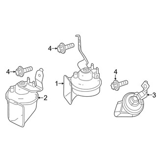 Mercedes-Benz OE - Electrical - Horn