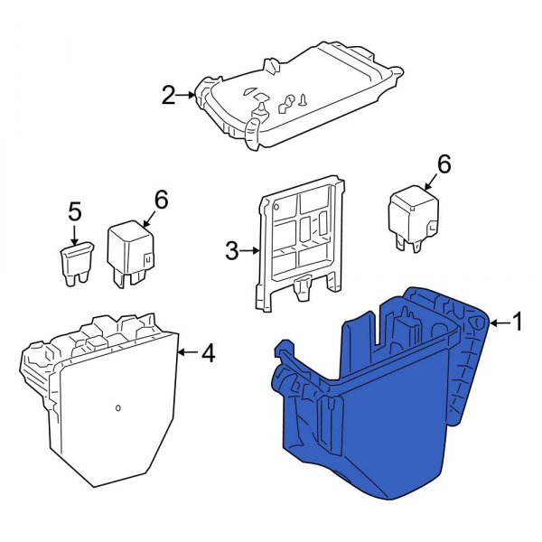 Fuse and Relay Center Base