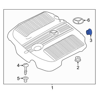 Mercedes-Benz OE - Engine Cover Insulator