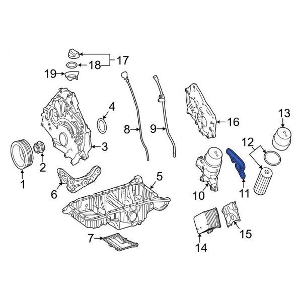 Engine Oil Filter Housing Gasket