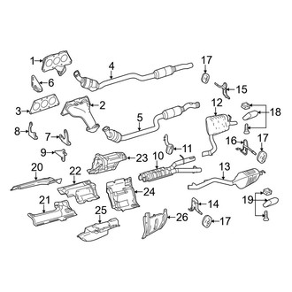 Mercedes-Benz OE - Exhaust System - Exhaust Components