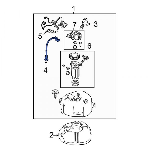 MercedesBenz OE 2124707864 Evaporative Emissions System Lines