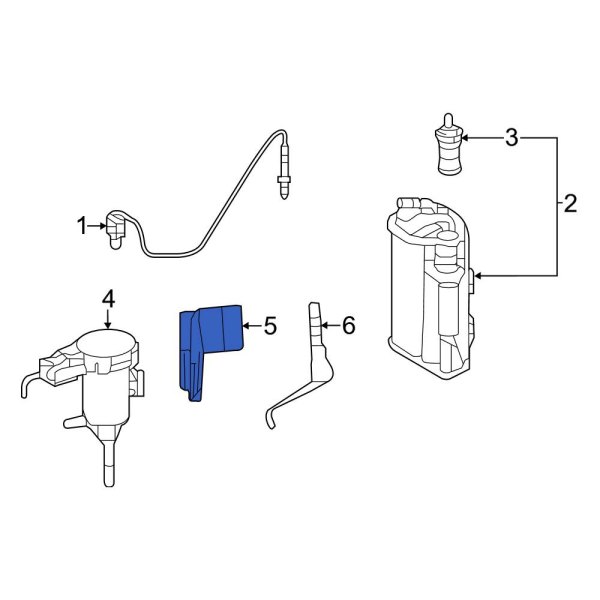 Vapor Canister Purge Solenoid Bracket