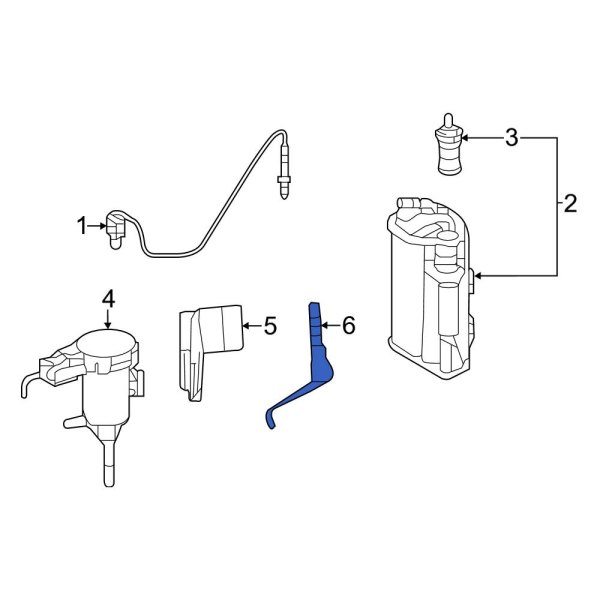 Vapor Canister Purge Solenoid Bracket