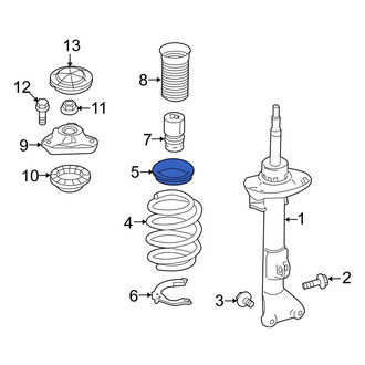 Mercedes-Benz OE - Rear Upper Coil Spring Insulator