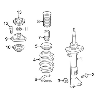 Mercedes-Benz OE - Front Suspension - Struts & Components (W/O Air Suspension)