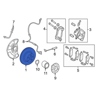 Mercedes-Benz OE - Front Disc Brake Rotor