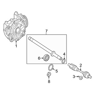 Mercedes-Benz OE - Front Suspension - Carrier & Front Axles (AWD)