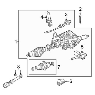Mercedes-Benz OE - Steering Column - Lower Components