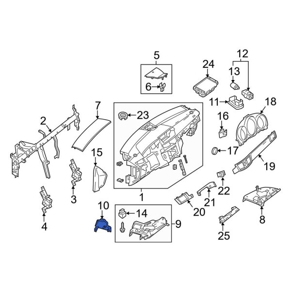 Parking Brake Lever Cover