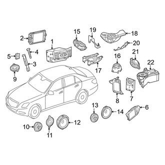 Mercedes-Benz OE - Instrument Panel - Sound System