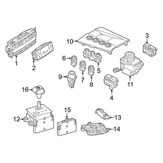 Mercedes-Benz OE - Console (Shifter & Switches)