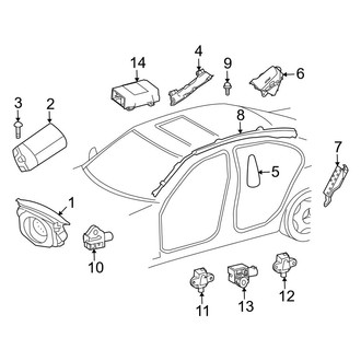 Mercedes-Benz OE - Restraint Systems - Air Bag Components