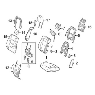 Mercedes-Benz OE - Seats & Tracks - Passenger Seat Components