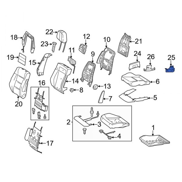 Seat Track Adjust Handle Bracket