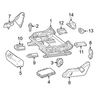 Mercedes-Benz OE - Seats & Tracks - Tracks & Components (Front Seat)