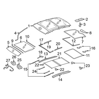 Mercedes-Benz OE - Roof - Sunroof (With Panoramic Roof)