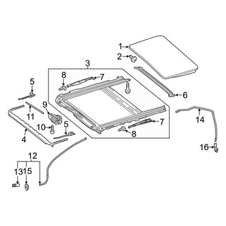 Mercedes-Benz OE - Roof - Sunroof (W/O Panoramic Roof), (Wagon)