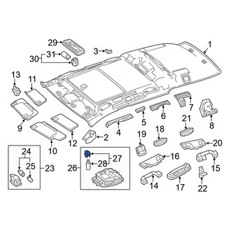 Mercedes-Benz OE - Map Light Bulb