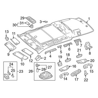 Mercedes-Benz OE - Roof - Interior Trim (Wagon)