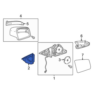 Mercedes-Benz OE - Right Door Mirror Seal