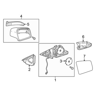 Mercedes-Benz OE - Front Door - Outside Mirrors