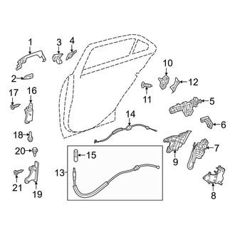 Mercedes-Benz OE - Rear Door - Lock & Hardware