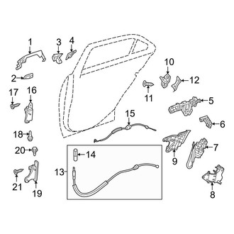 Mercedes-Benz OE - Rear Door - Lock & Hardware (Wagon)