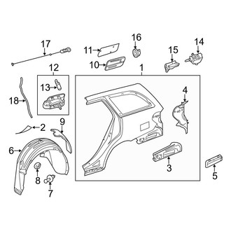 Mercedes-Benz OE - Quarter Panel & Components (Wagon)
