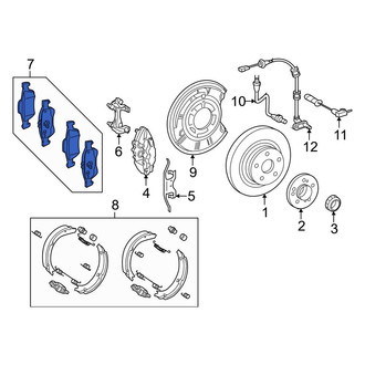 Mercedes-Benz OE - Rear Disc Brake Pad Set