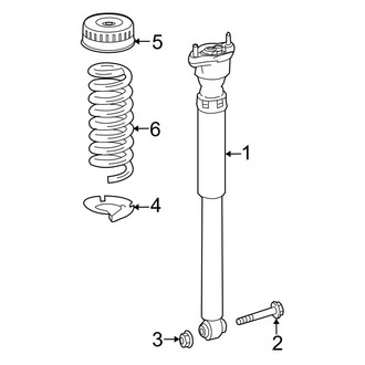 Mercedes-Benz OE - Rear Suspension - Shocks & Components (W/O Air Suspension)