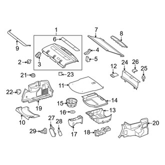 Mercedes-Benz OE - Rear Body & Floor - Interior Trim