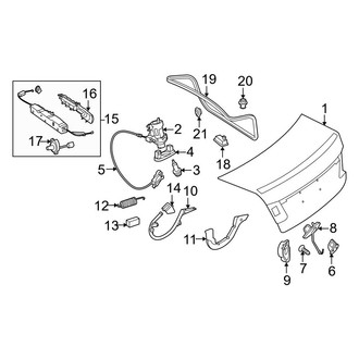 Mercedes-Benz OE - Trunk Lid - Lid & Components