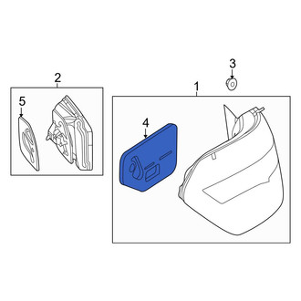 Mercedes-Benz OE - Right Tail Light Housing Seal