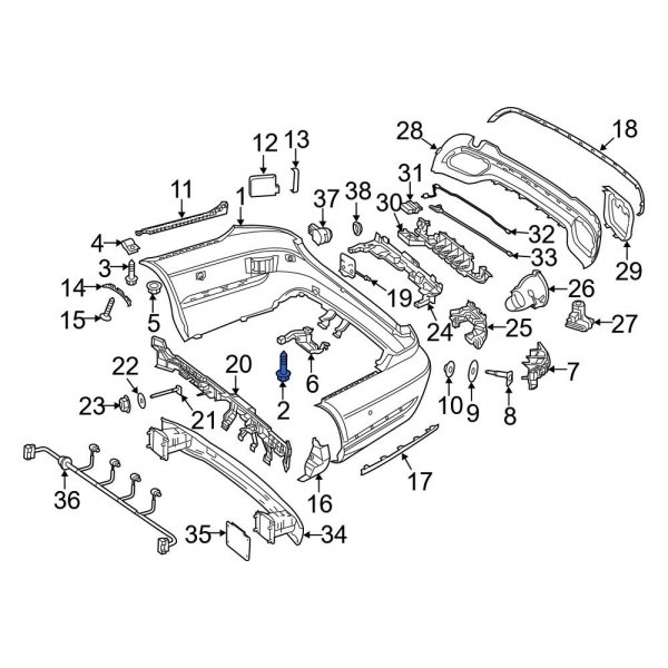 Bumper Cover Screw